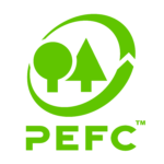 Logo PEFC, label gestion durable des forêts